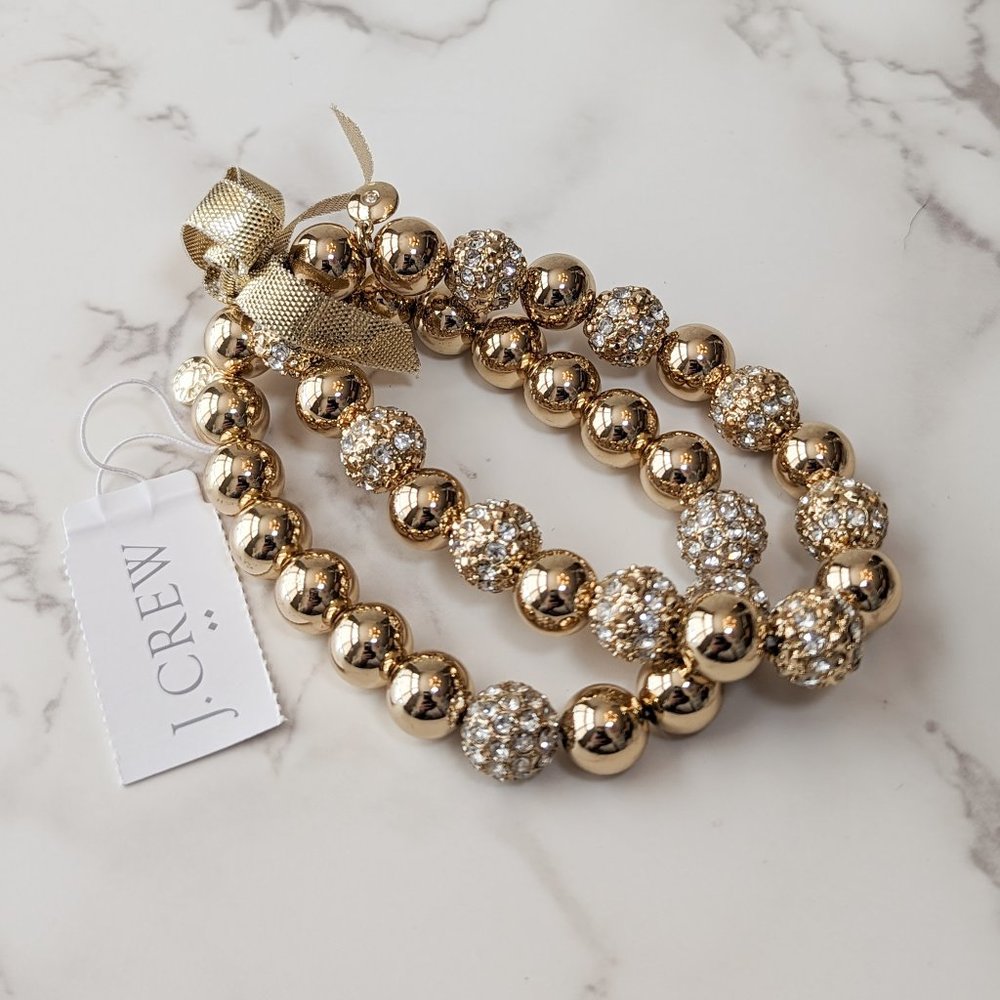 J.Crew Factory Pavé Bracelets Set